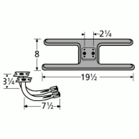 Sterling Cast Iron Burner Venturi Assembly Kit 3 Sterling Cast Iron Burner Venturi Assembly Kit