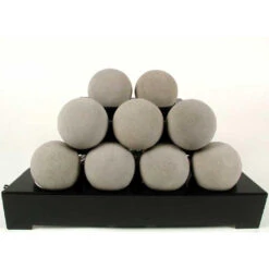 Rasmussen 20" Alterna Vent Free Natural Fire Balls Manual Black Burner | NG