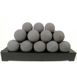 24" Alterna Dark GreyVent Free FireBalls Variable Black Chassis | NG