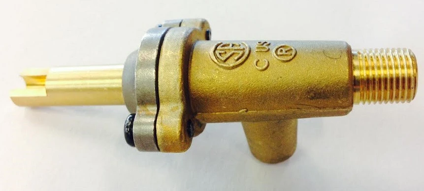 Arkla, Broilmaster Brass In-post Valve - 38700 3 Arkla, Broilmaster Brass In-post Valve - 38700
