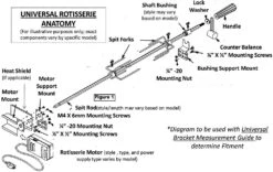 Universal Electric BBQ Grill Rotisserie Kit - 4PS232M 7 Universal Electric BBQ Grill Rotisserie Kit - 4PS232M -BBQ Haven Shop 4PS232M 6 65245.1659366435.1500.1500