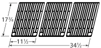 17 3/4 X 34 1/2, Cast Iron Cooking Grids - 61903 4 17 3/4 X 34 1/2, Cast Iron Cooking Grids - 61903 - Image 2