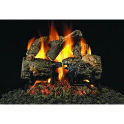 Real Fyre 30" Charred Oak Gas Logs With G4 Burner - CHDG-G4-30