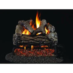 Real Fyre 18" Split Oak Designer Plus Log Set, G4 Burner