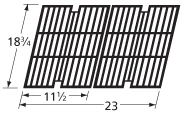 18 3/4 X 23, Cast Iron Cooking Grids - 63012 3 18 3/4 X 23, Cast Iron Cooking Grids - 63012