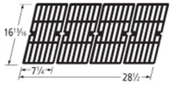 16 13/16 X 28 1/2, Cast Iron Cooking Grids, Broil-Mate, Charbroil - 68744