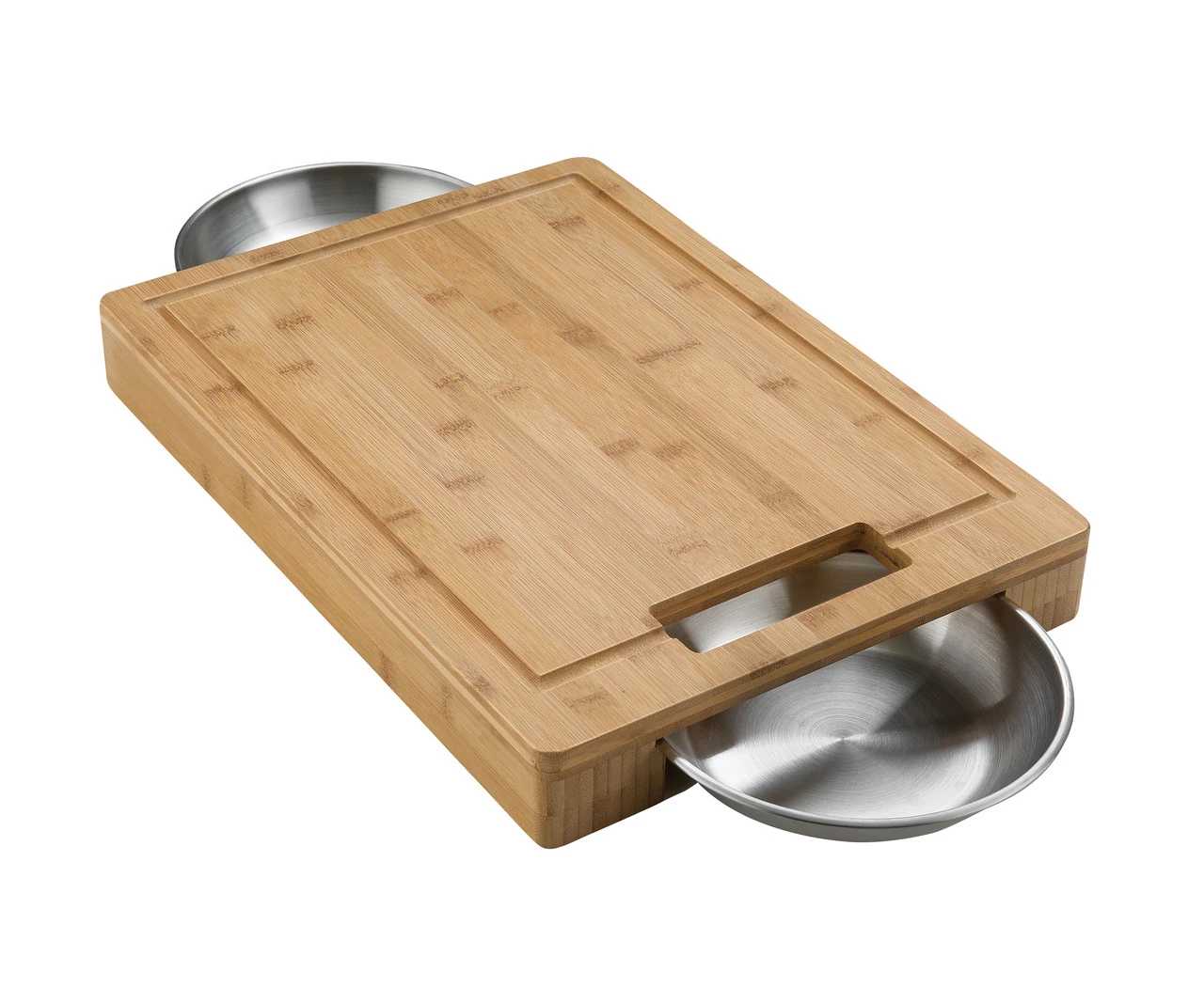 Napoleon PRO Cutting Board With Stainless Steel Bowls - 70012 3 Napoleon PRO Cutting Board With Stainless Steel Bowls - 70012