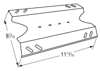 11 13/16 X 8 7/16, Members Mark Porcelain Heat Plate - 92021 5 11 13/16 X 8 7/16, Members Mark Porcelain Heat Plate - 92021 - Image 3