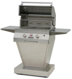 Solaire 27GIR Basic All Infrared Natural Gas Grill W Angular Pedestal Base