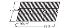 18 5/16 X 28 7/8, Cast Iron Cooking Grids, Charbroil, Kenmore 5 18 5/16 X 28 7/8, Cast Iron Cooking Grids, Charbroil, Kenmore -BBQ Haven Shop Cooking Grate 66613 74500.1617226458.1500.1500