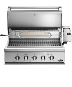 DCS 36" Built In Grill Natural Gas - BH1-36R-N -BBQ Haven Shop DCS 36 Inch Built In With Hood Open BH1 36R 33054.1682951371.1500.1500