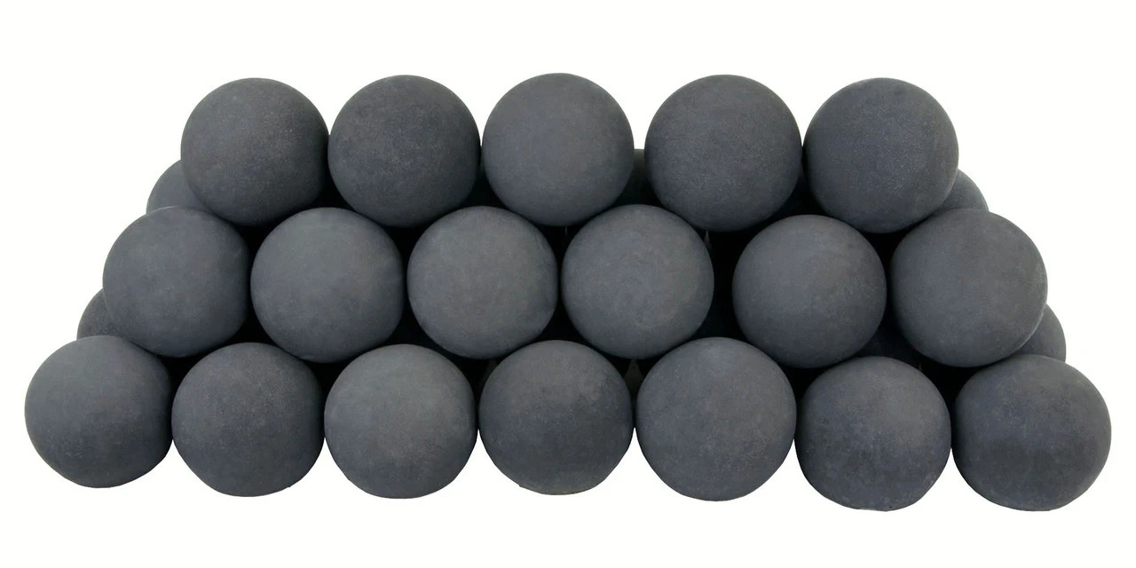 30" Alterna Dark Gray Vented Fire Balls With Custom Pan Burner 3 30" Alterna Dark Gray Vented Fire Balls With Custom Pan Burner