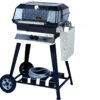 MHP JNR Grill On Portable Open Cart - Stainless Or SearMagic Grids