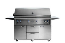 Lynx 54” Freestanding Grill With 1 Trident Infrared Burner, 3 Ceramic Burners, Rotisserie - L54TRF