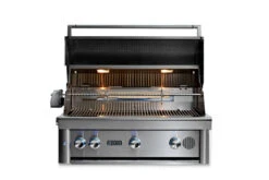 Lynx 36" Smart Built In Grill - SMART36 -BBQ Haven Shop Lynx SMART36 Lid Open 95602.1625060439.1500.1500