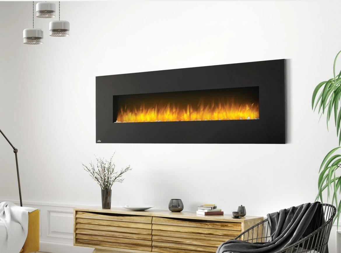 Napoleon Amano Linear 60" Electric Wall Mount Fireplace With Stand- NEFL60B-1 3 Napoleon Amano Linear 60" Electric Wall Mount Fireplace With Stand- NEFL60B-1