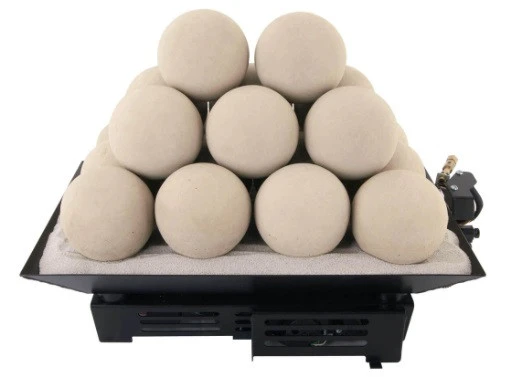 18-in Vented FireBall Set W CS Pan Burner Manual Control | NG