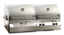 Fire Magic Aurora A830i Charcoal/Gas Built-in Grill, No Rotisserie