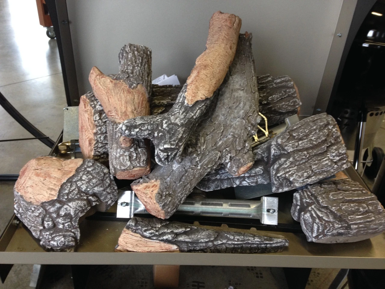 Rasmussen 30-in Evening Embers C8 Variable Double Propane Log Set 3 Rasmussen 30-in Evening Embers C8 Variable Double Propane Log Set