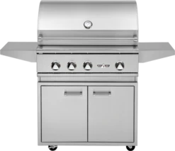 Delta Heat 32" Freestanding Grill W Rotisserie - DHBQ32R+DHGB32