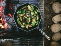 Finex 10" Cast Iron Skillet - No Lid -BBQ Haven Shop finex 12 cast iron skillet brussel sprouts 83403.1559682620.1500.1500