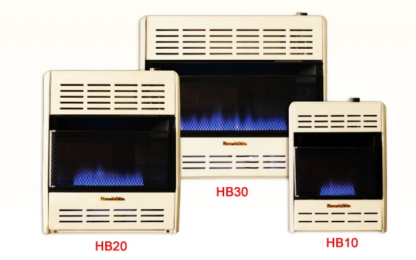 Hearthrite Blue Flame Propane Space Heater, 30K, T-STAT 3 Hearthrite Blue Flame Propane Space Heater, 30K, T-STAT