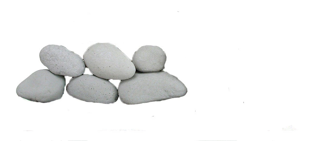 Rasmussen Light Gray FireStones, 6 Large Stones 3 Rasmussen Light Gray FireStones, 6 Large Stones