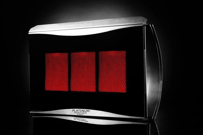 Bromic Heating Platinum Radiant Heater | 3 Burner | NG 3 Bromic Heating Platinum Radiant Heater | 3 Burner | NG