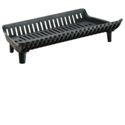 Franklin Cast Iron Fireplace Grate 1 1/2" Clearance To Floor