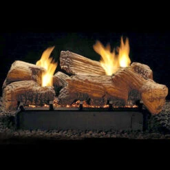 Empire 24" Stone River Multi-sided Log Set With Vista Burner - Millivolt - LSU24SF-VFSUR24