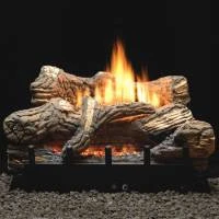 30" Flint Hill Vented/Vent-Free Log Set | Millivolt Valve | LP